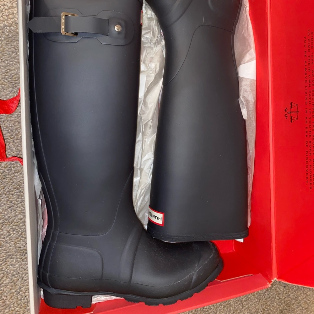 Dark Slate Hunter Rain Boots